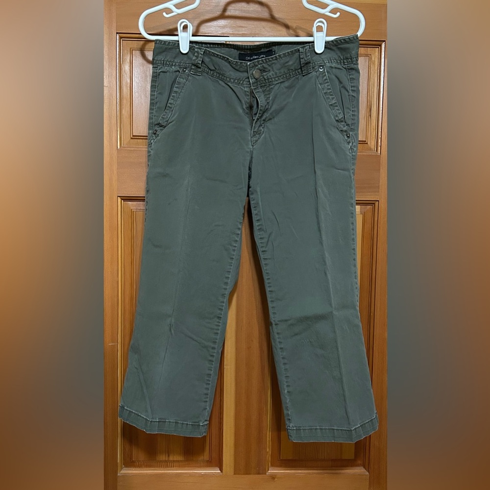 Calvin Klein Ankle & Cropped Jeans - Olive